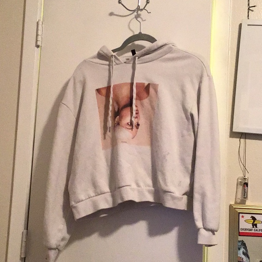 A used Ariana Granda hoodie